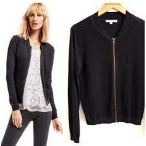 Cabi size medium bomber, full zip sweater